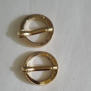 Michael Kors Gold Tone Buckle Set